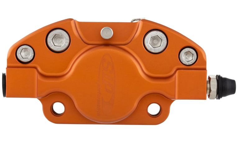 Vespa PX Disc MY T5 Classic LML Grimeca SIP Front Hydraulic Brake Caliper - Matt Orange Anodised