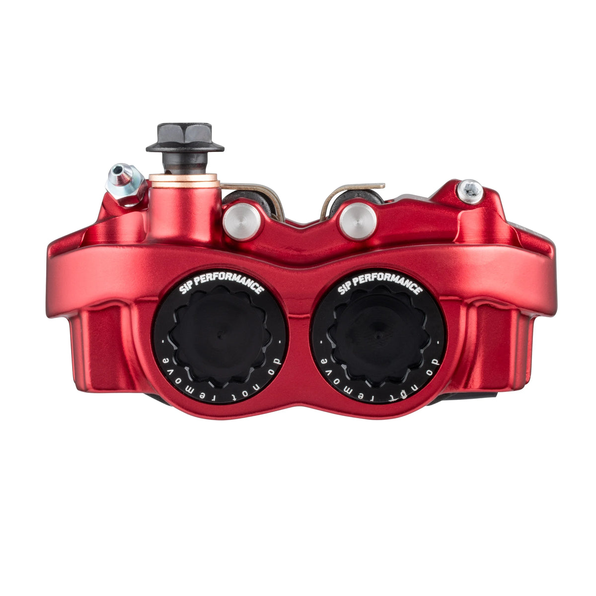 Vespa PX Disc MY T5 Classic LML Grimeca SIP RADIAL Front Hydraulic Brake Caliper with Axle Seating Radial 82mm Red Anodized