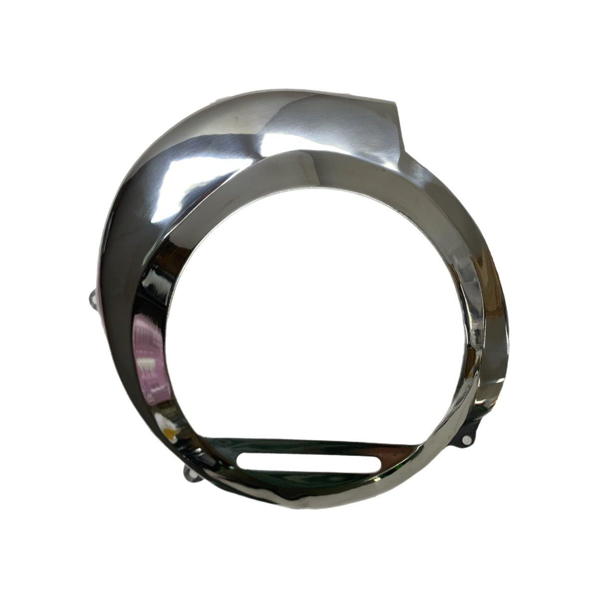 Vespa PX Electric Start GS Style Flywheel Cowling - Stainless Steel