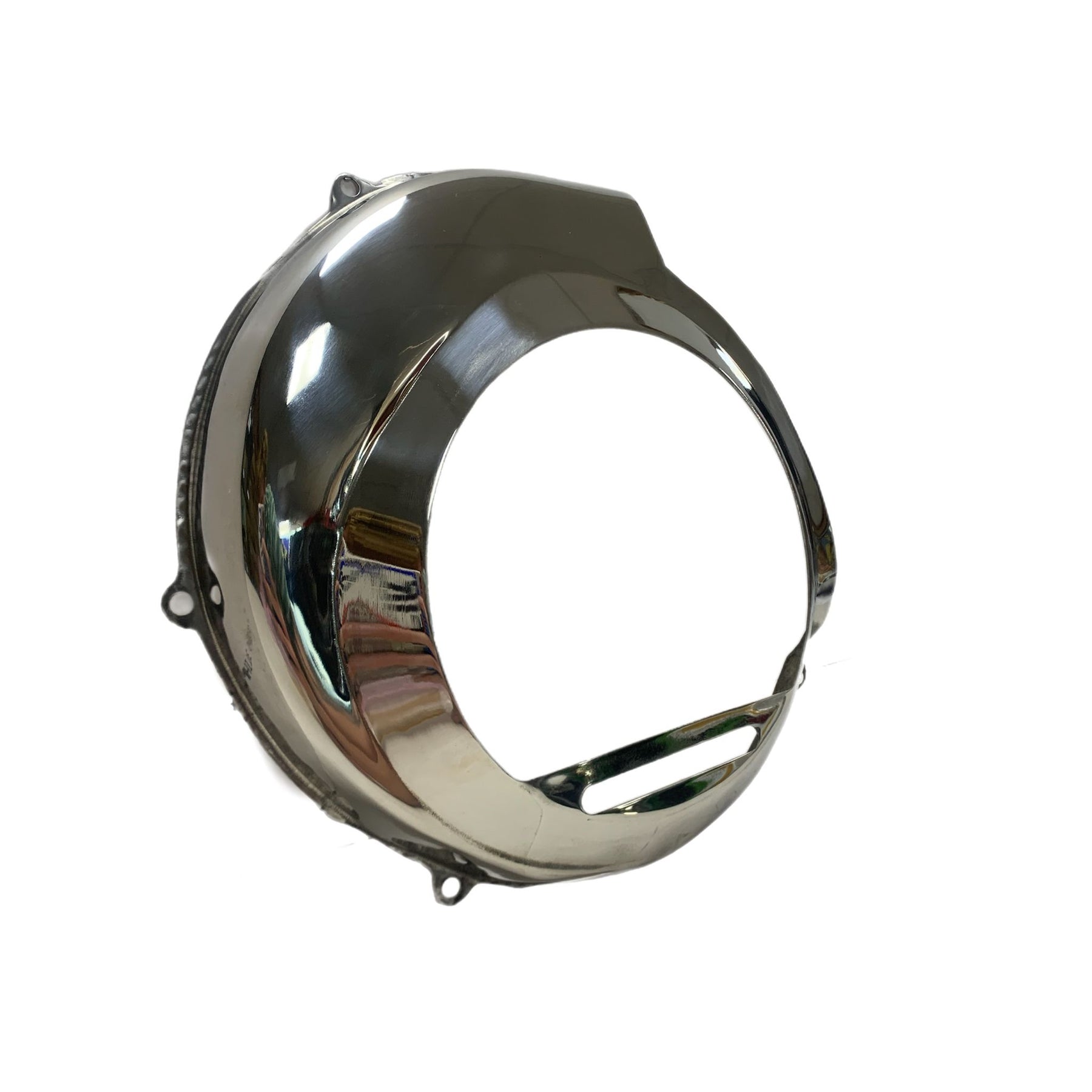 Vespa PX Electric Start GS Style Flywheel Cowling - Stainless Steel