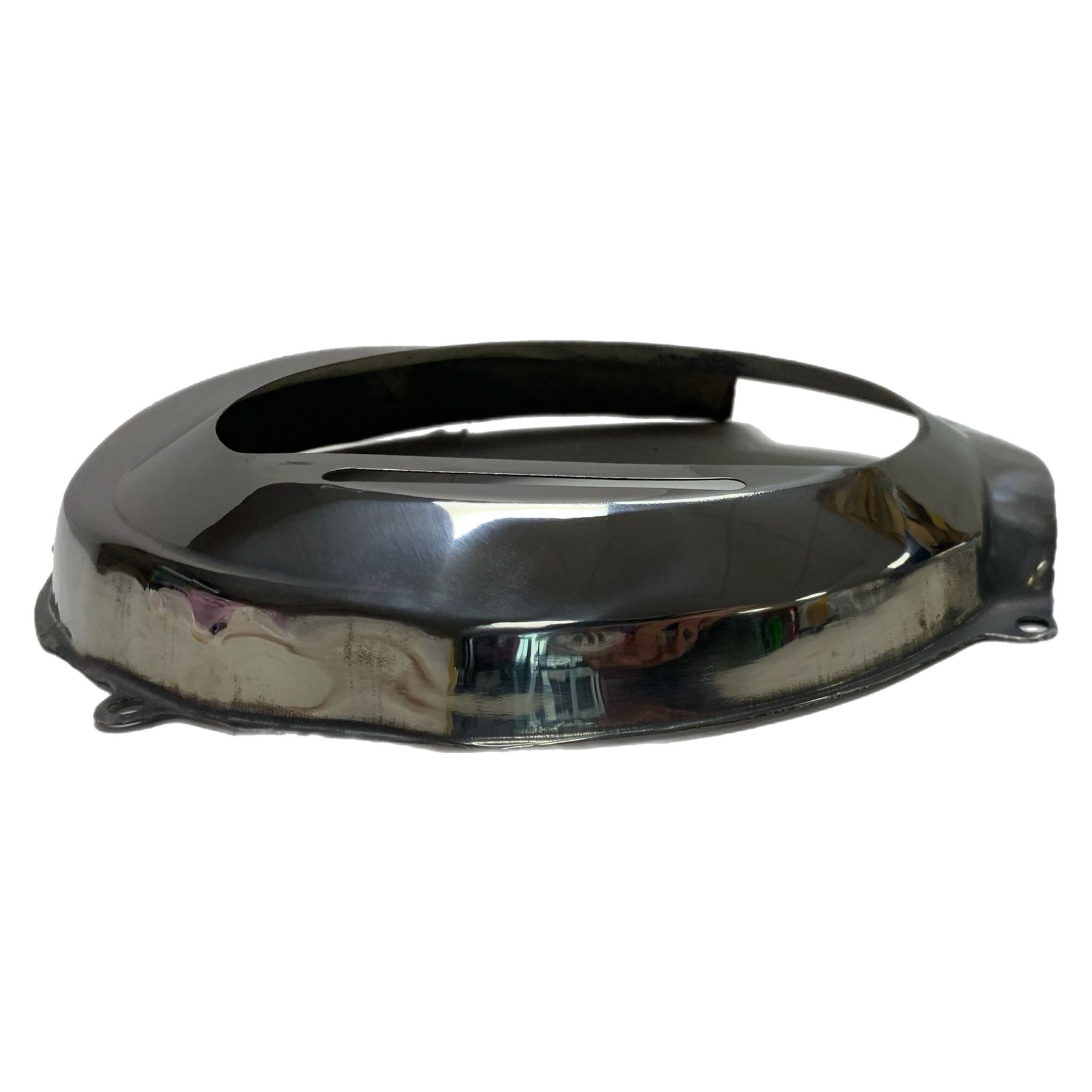 Vespa PX Electric Start GS Style Flywheel Cowling - Stainless Steel