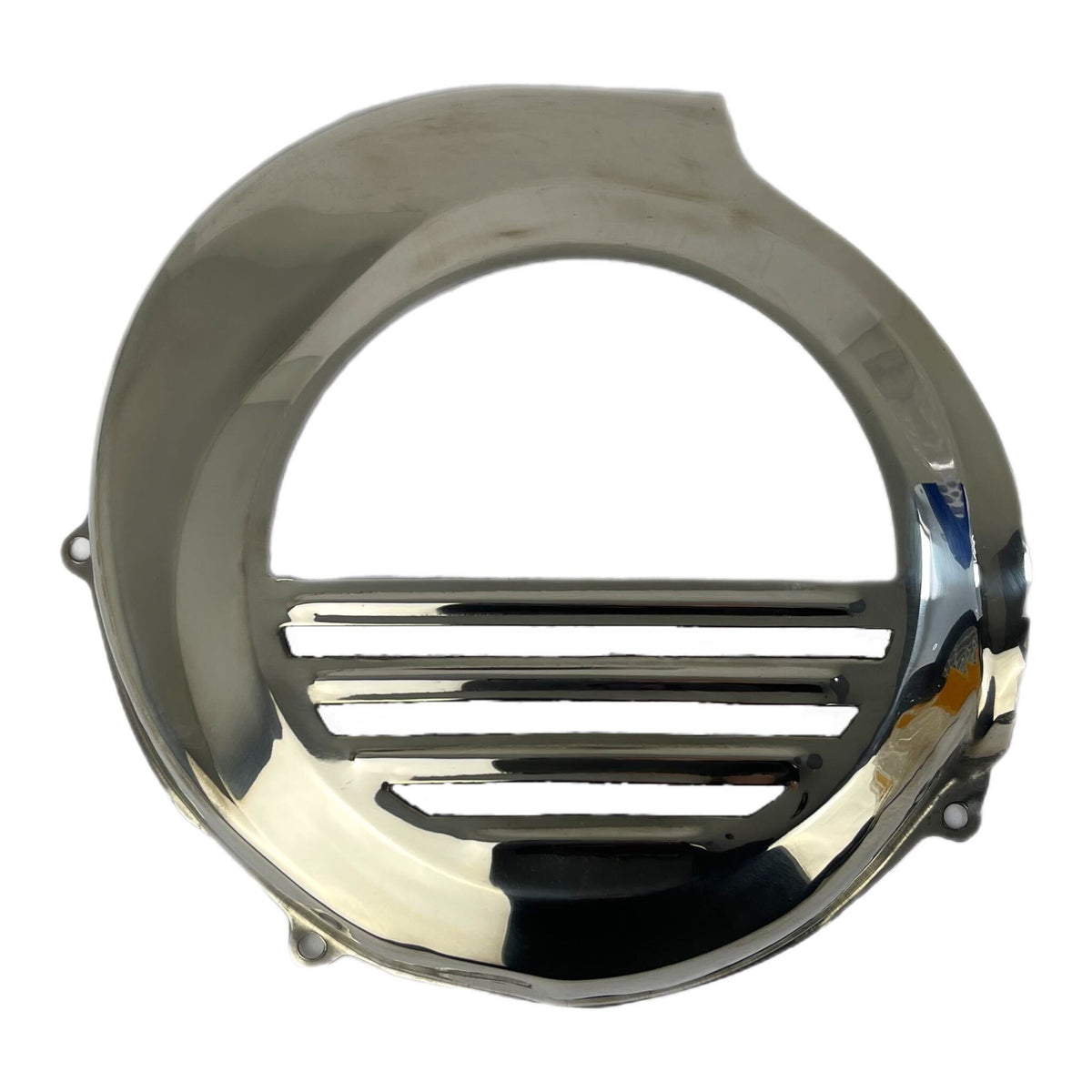 Vespa PX Electric Start LML (Pre 2011) Flywheel Cowling Polished Stainless Steel