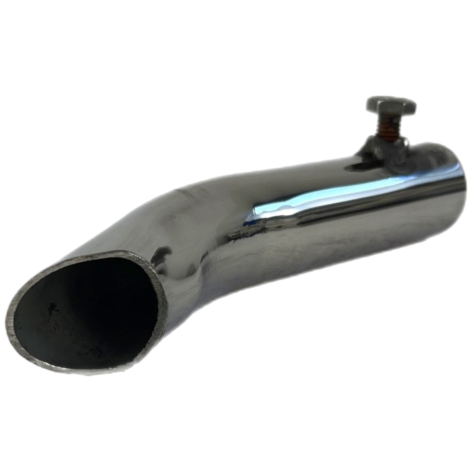 Vespa PX PE T5 LML Exhaust Tail Pipe Polished Stainless Steel - 20mm Diameter