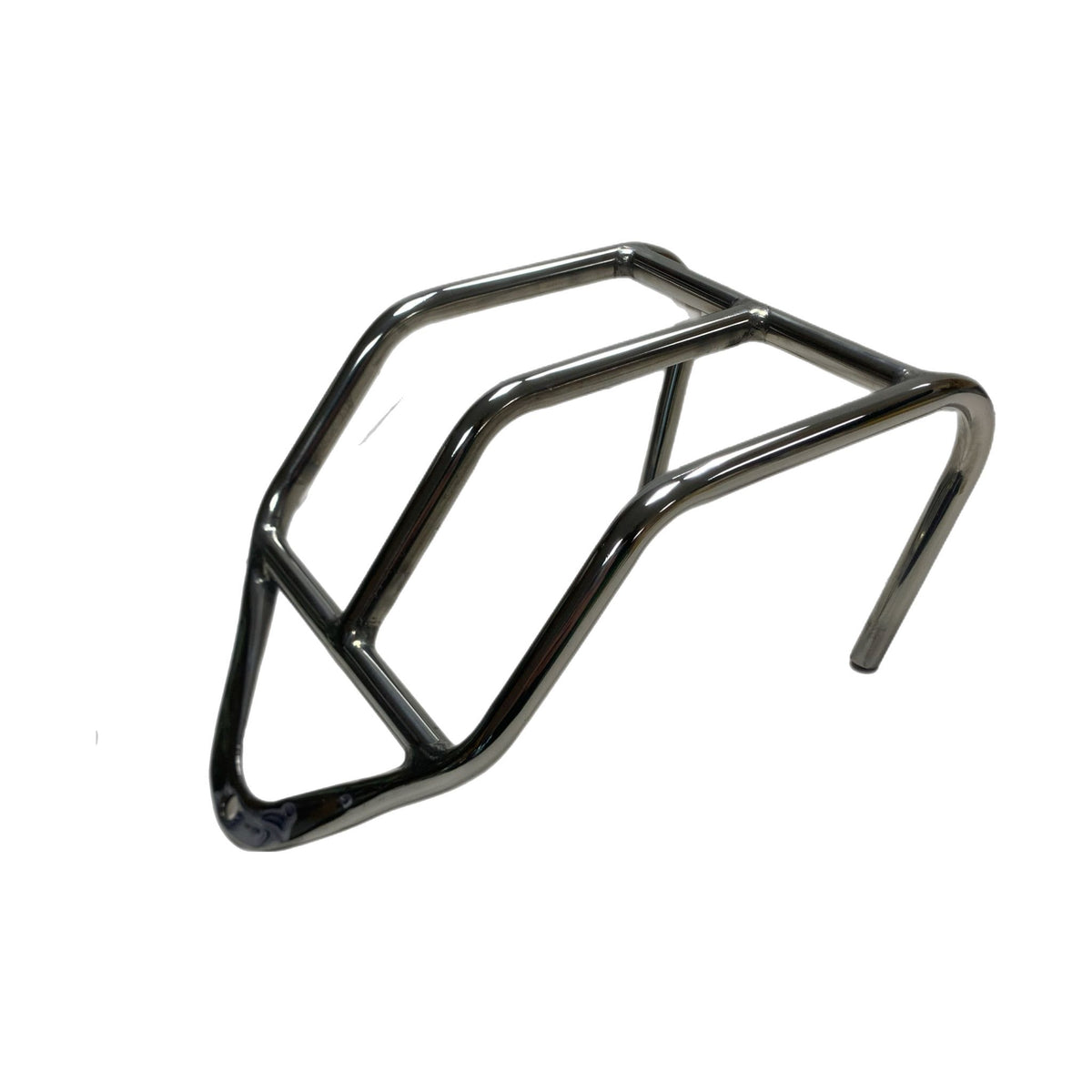 Vespa PX PE T5 Rear Mini Flat Rack/Carrier - Polished Stainless