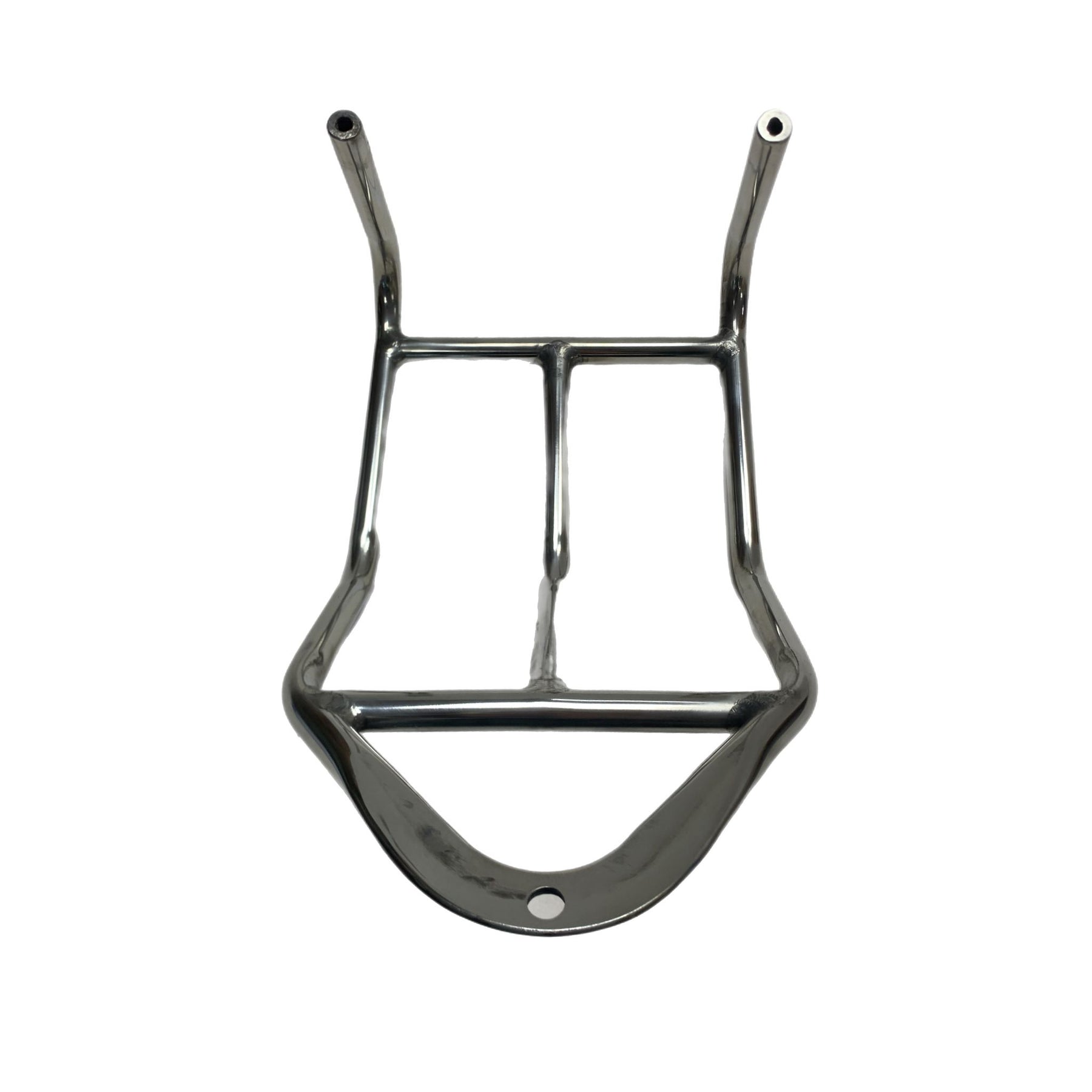 Vespa PX PE T5 Rear Mini Flat Rack/Carrier - Polished Stainless
