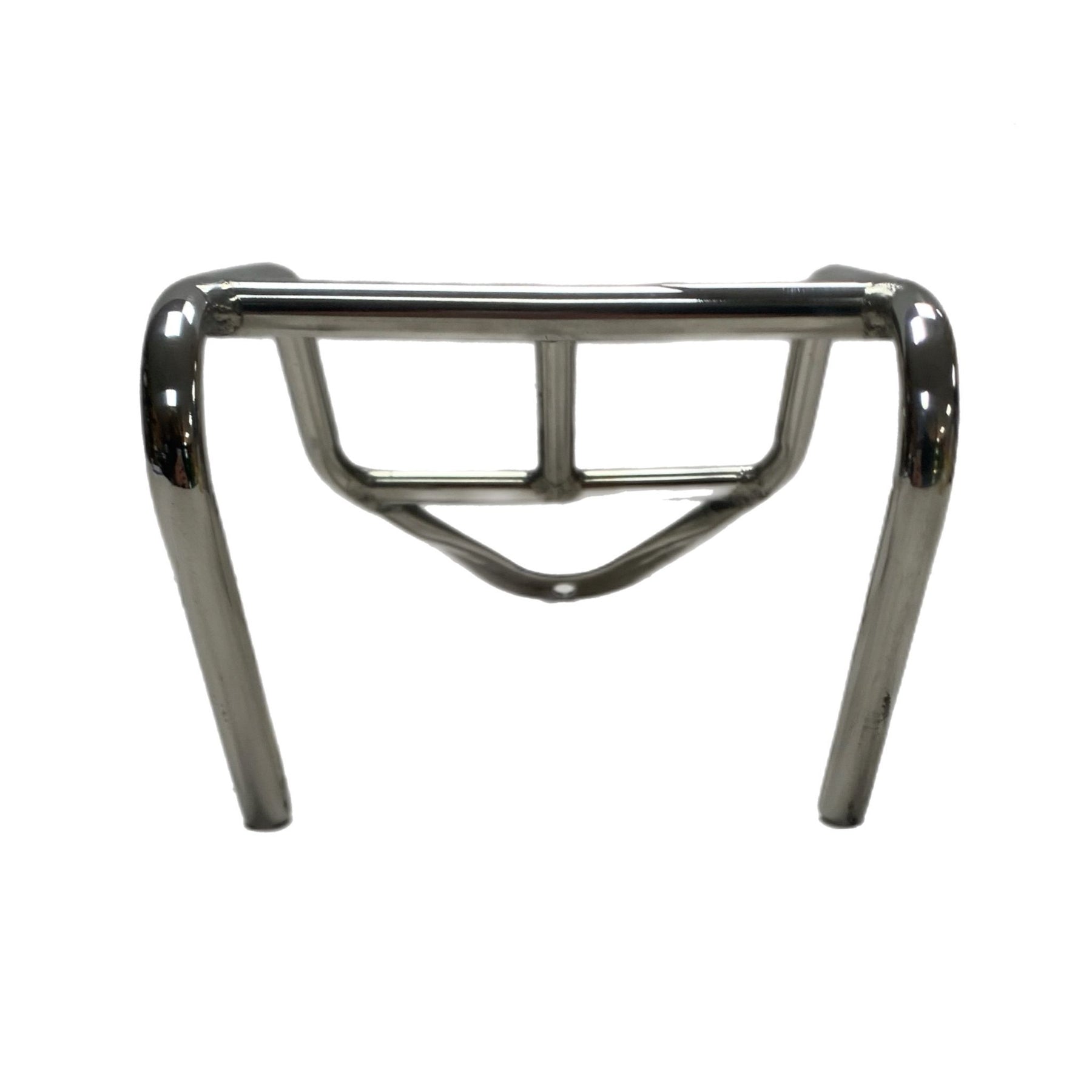 Vespa PX PE T5 Rear Mini Flat Rack/Carrier - Polished Stainless