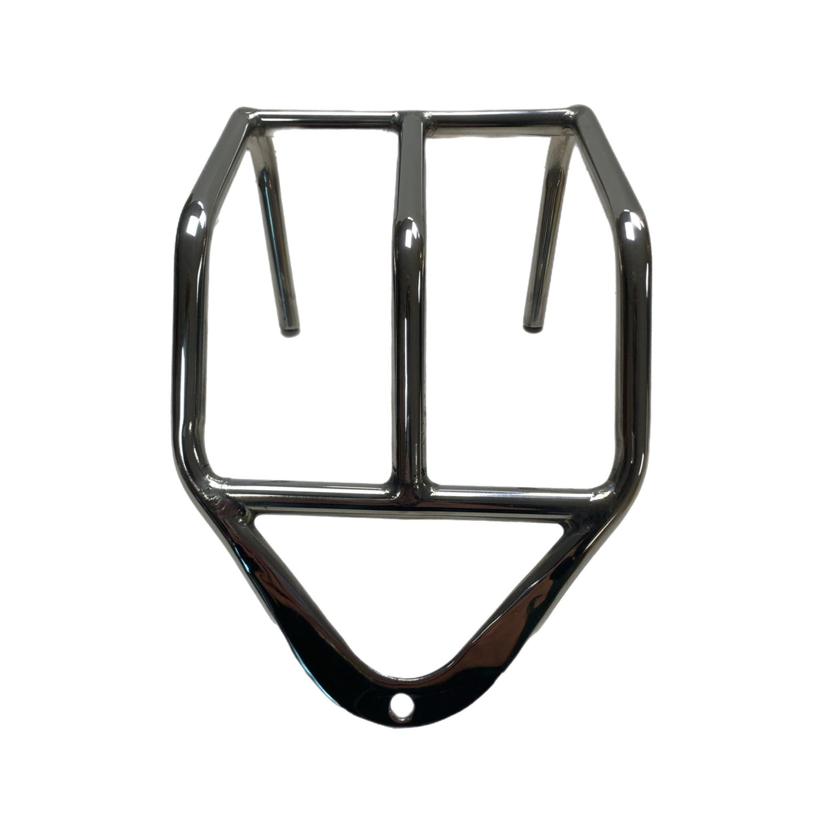 Vespa PX PE T5 Rear Mini Flat Rack/Carrier - Polished Stainless