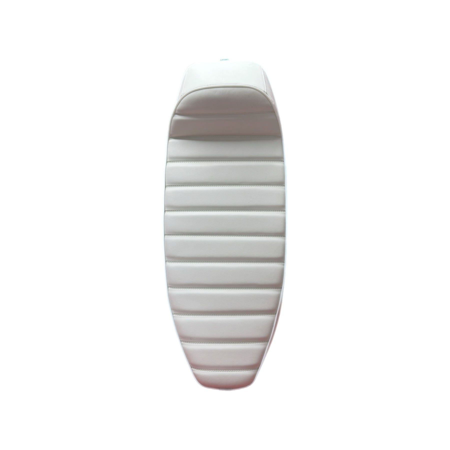 Vespa PX T5 Classic LML Slope Back Ancilotti Seat - White - No Logo
