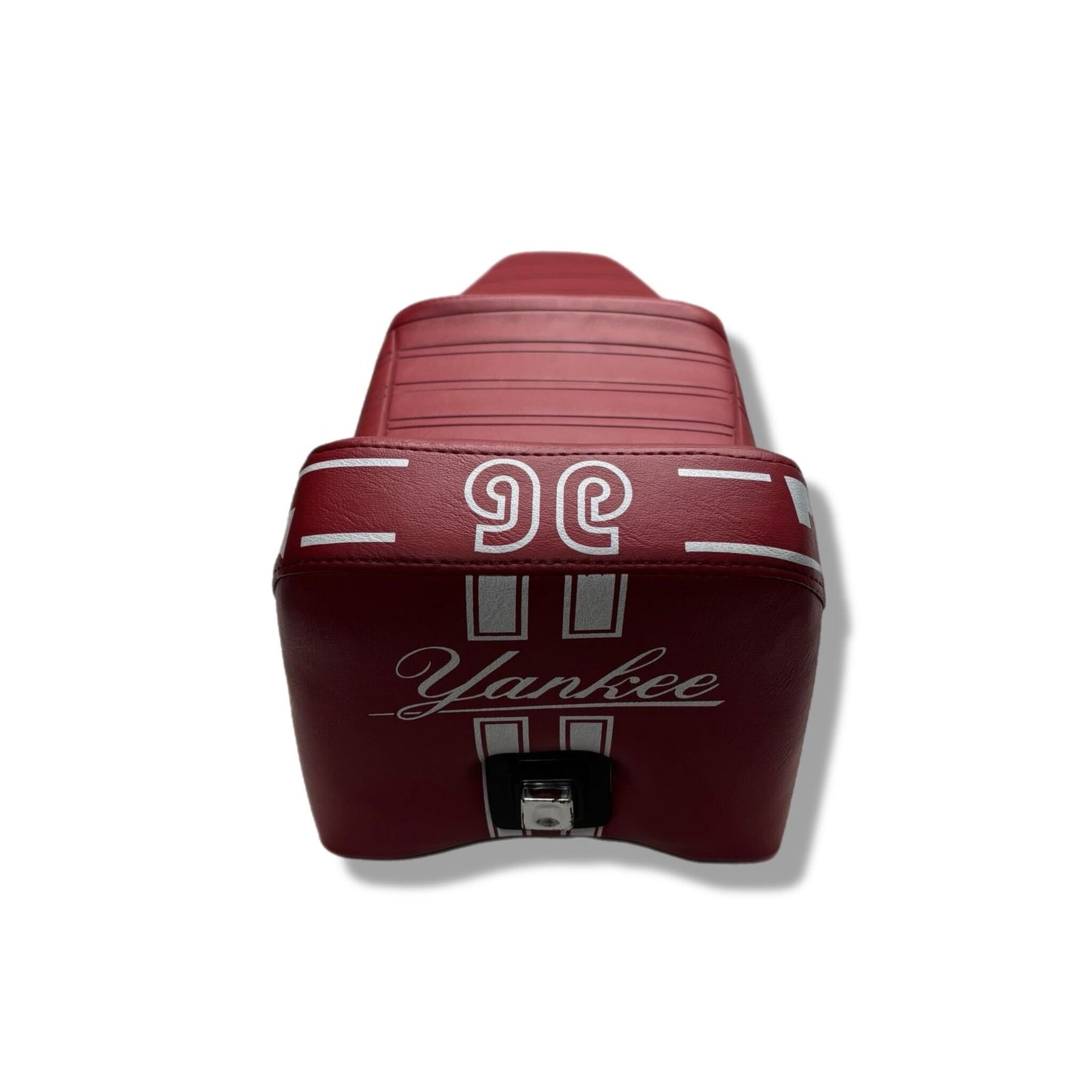 Vespa T5 Mk1 Yankee Pole Position Giuliari Design Seat - Oxblood Red