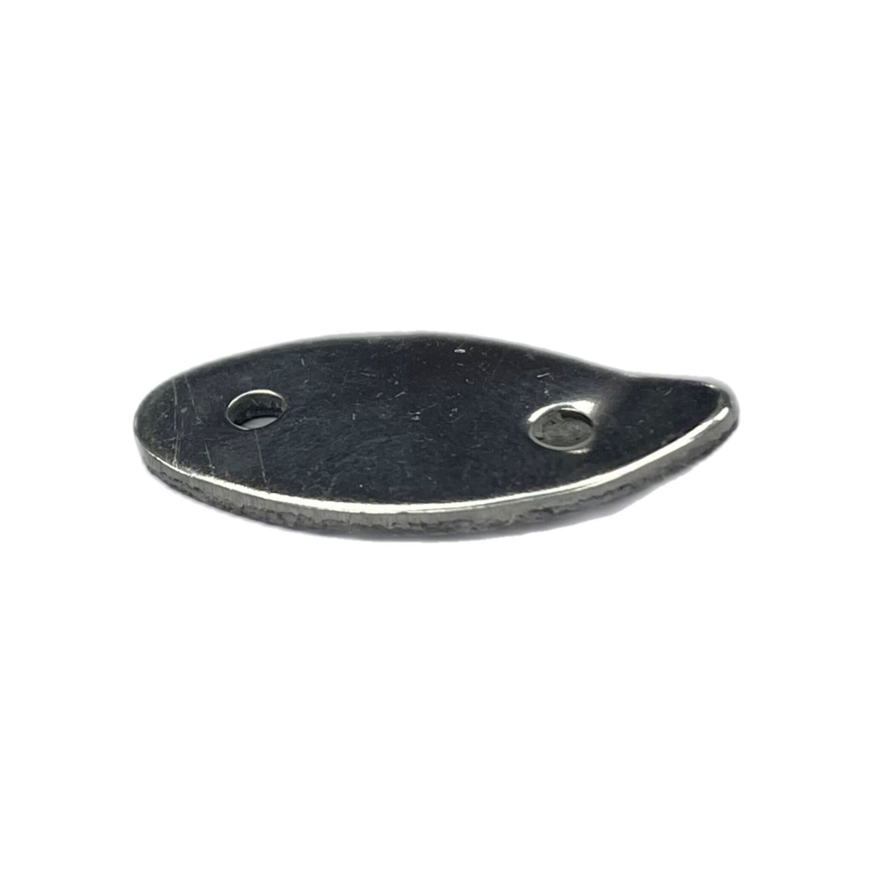 Vespa V50 Prim Super Sprint Rally Steering Lock Cover Plate - Stainless Steel