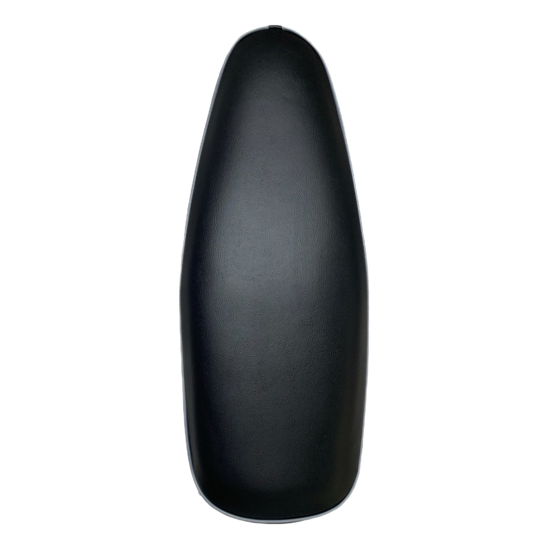 Vespa V50 V90 V100 Prim Et3 Dual Seat - Black with Grey Piping - Italian