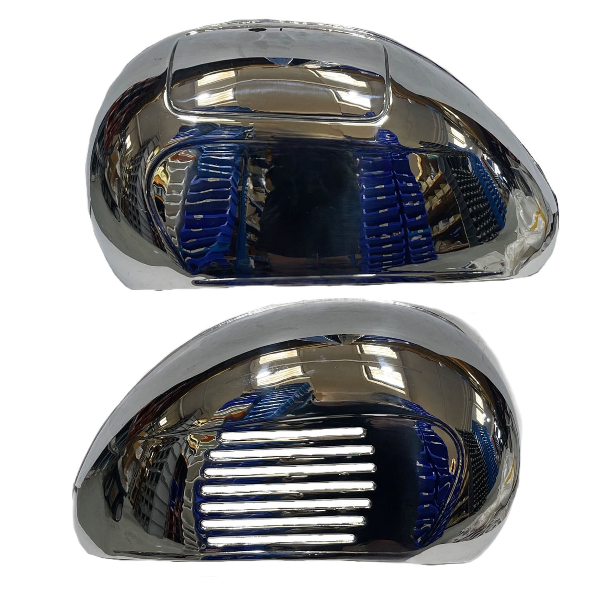 Vespa VBA VBB Bajaj Sportique Chrome Side Panels
