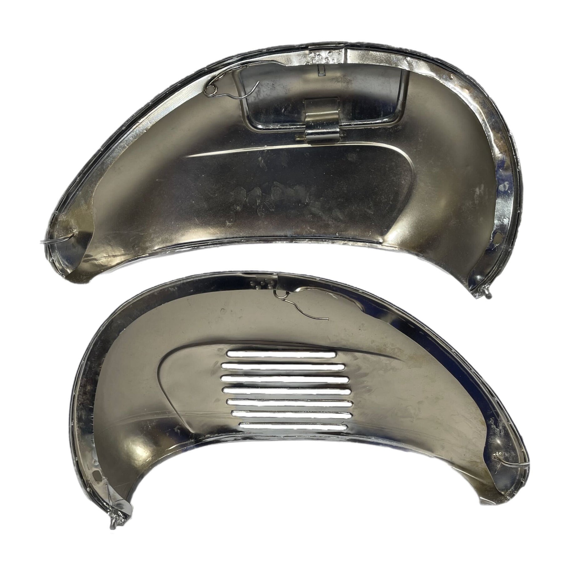 Vespa VBA VBB Bajaj Sportique Chrome Side Panels