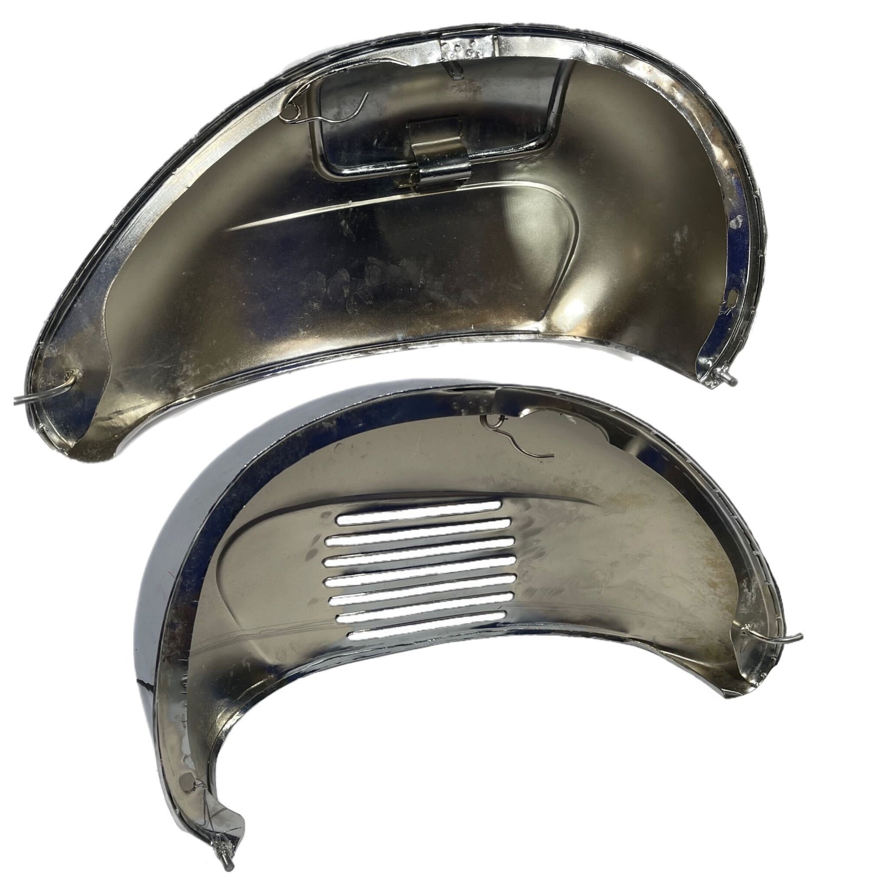 Vespa VBA VBB Bajaj Sportique Chrome Side Panels