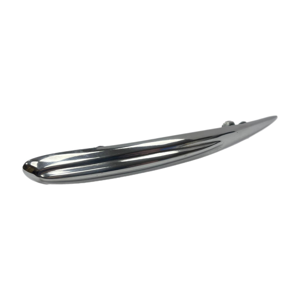 Vespa VBB Sportique GS VNB Front Mudguard Crest Teardrop 16.5cm - Polished Alloy