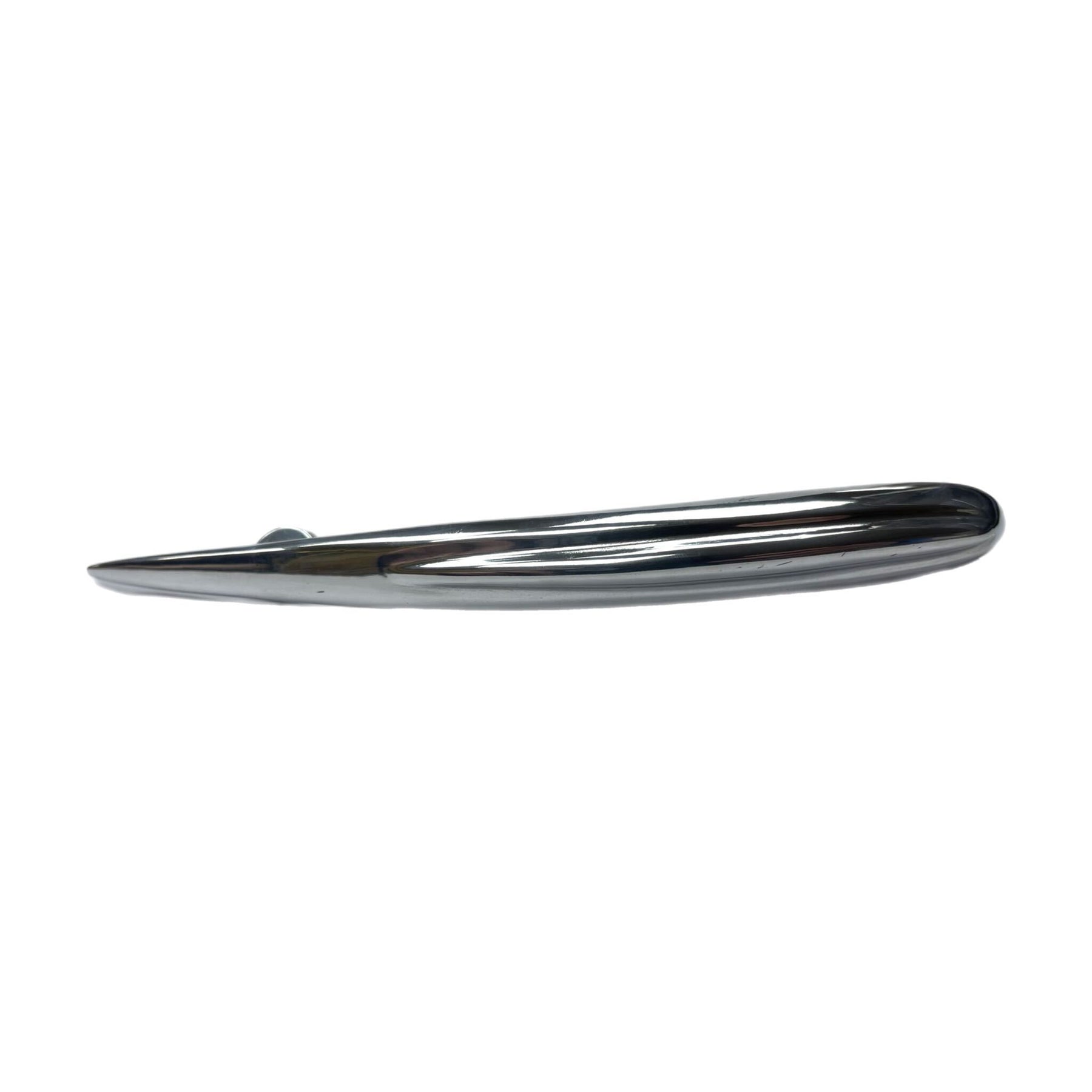 Vespa VBB Sportique GS VNB Front Mudguard Crest Teardrop 16.5cm - Polished Alloy