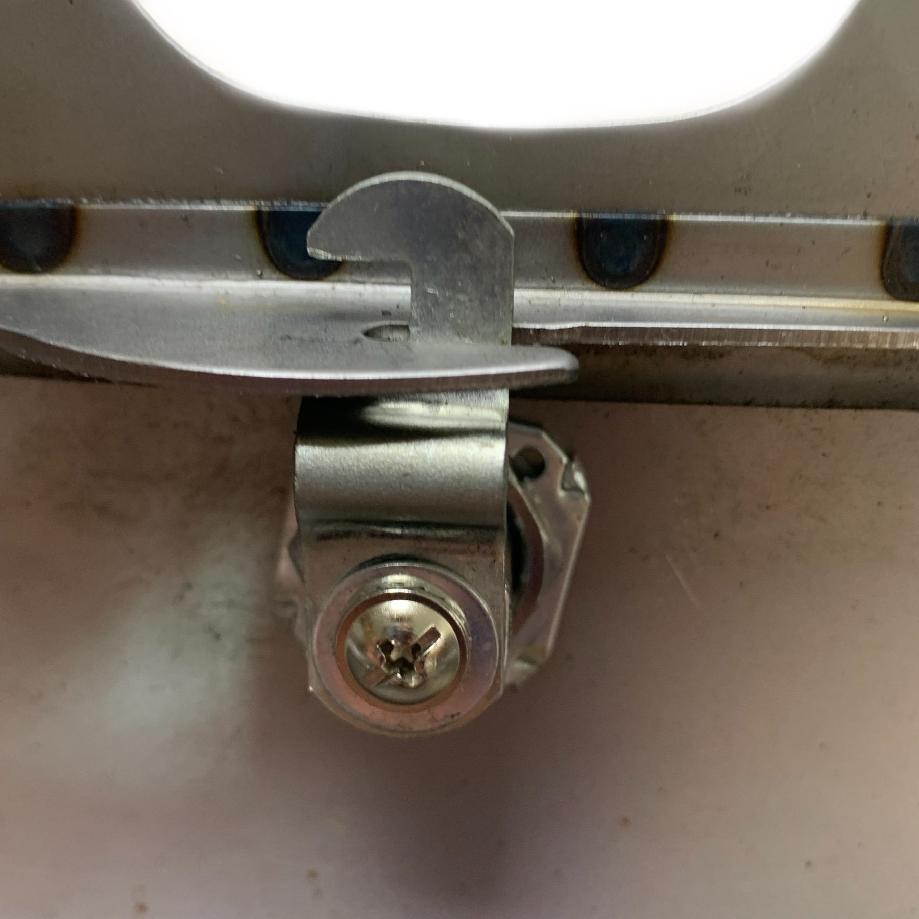 Vespa VBB/VBA Tool Box and Lid Assembly - Bare Metal
