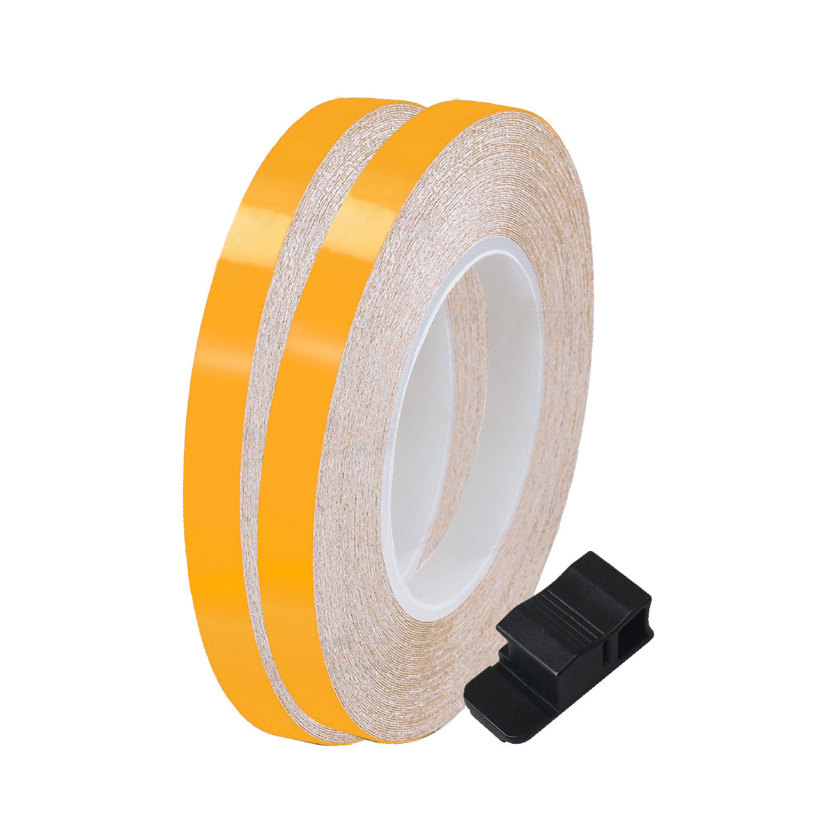 Bike It Reflective Wheel Stripes 7mm Gold Motorcycle