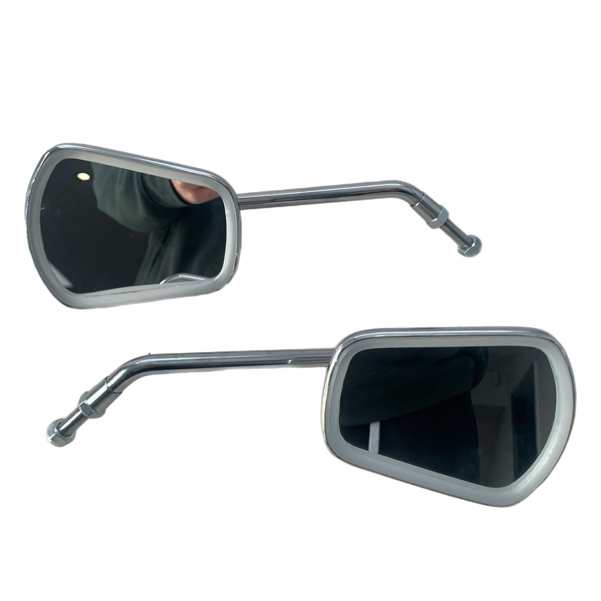 Vespa Lambretta Scooter Screw In Stadium Mirrors - Pair - 8mm x26 Thread