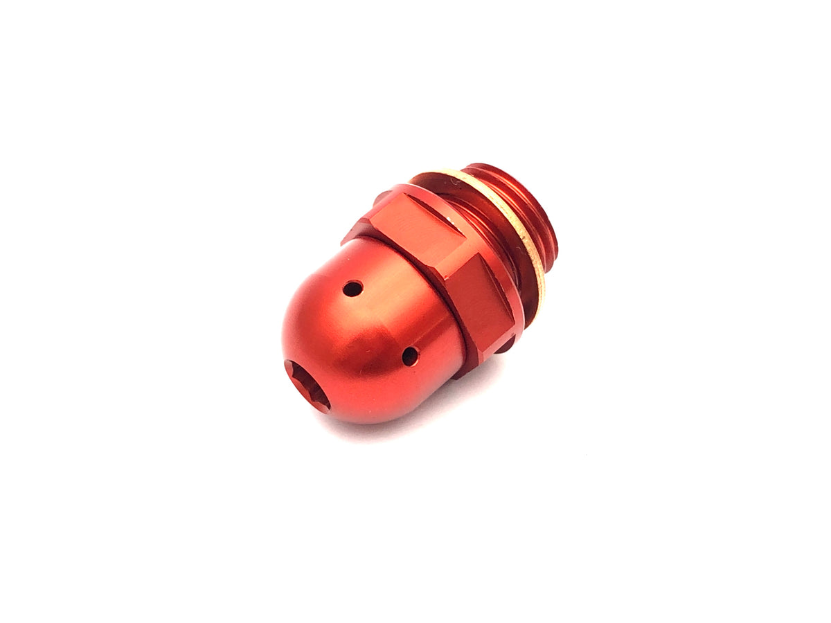 Lambretta S1-3 Li GP SX TV J Lui CNC Oil Breather Plug - Red - Casa Performance