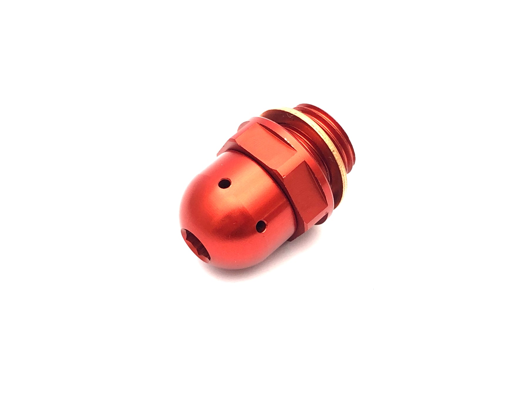 Lambretta S1-3 Li GP SX TV J Lui CNC Oil Breather Plug - Red - Casa Performance