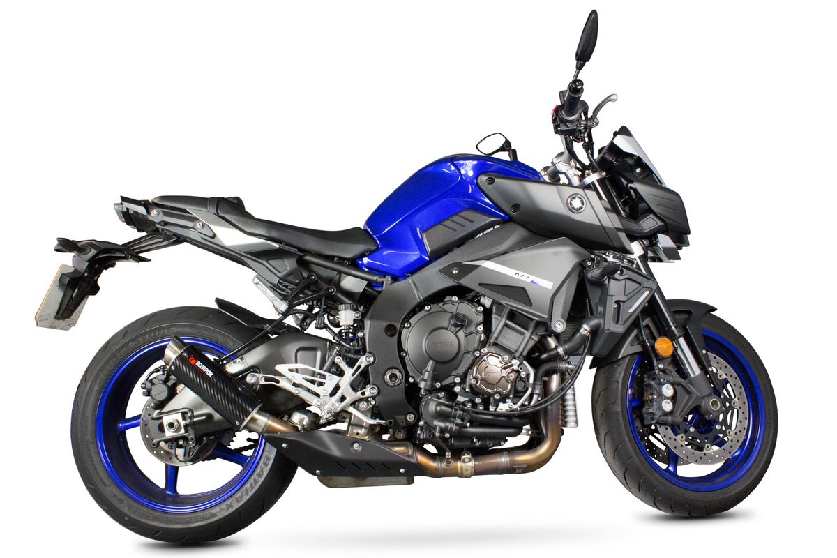 Yamaha MT-10 (2016–2021) Scorpion Exhaust RP-1 GP Slip-on - Carbon Fibre
