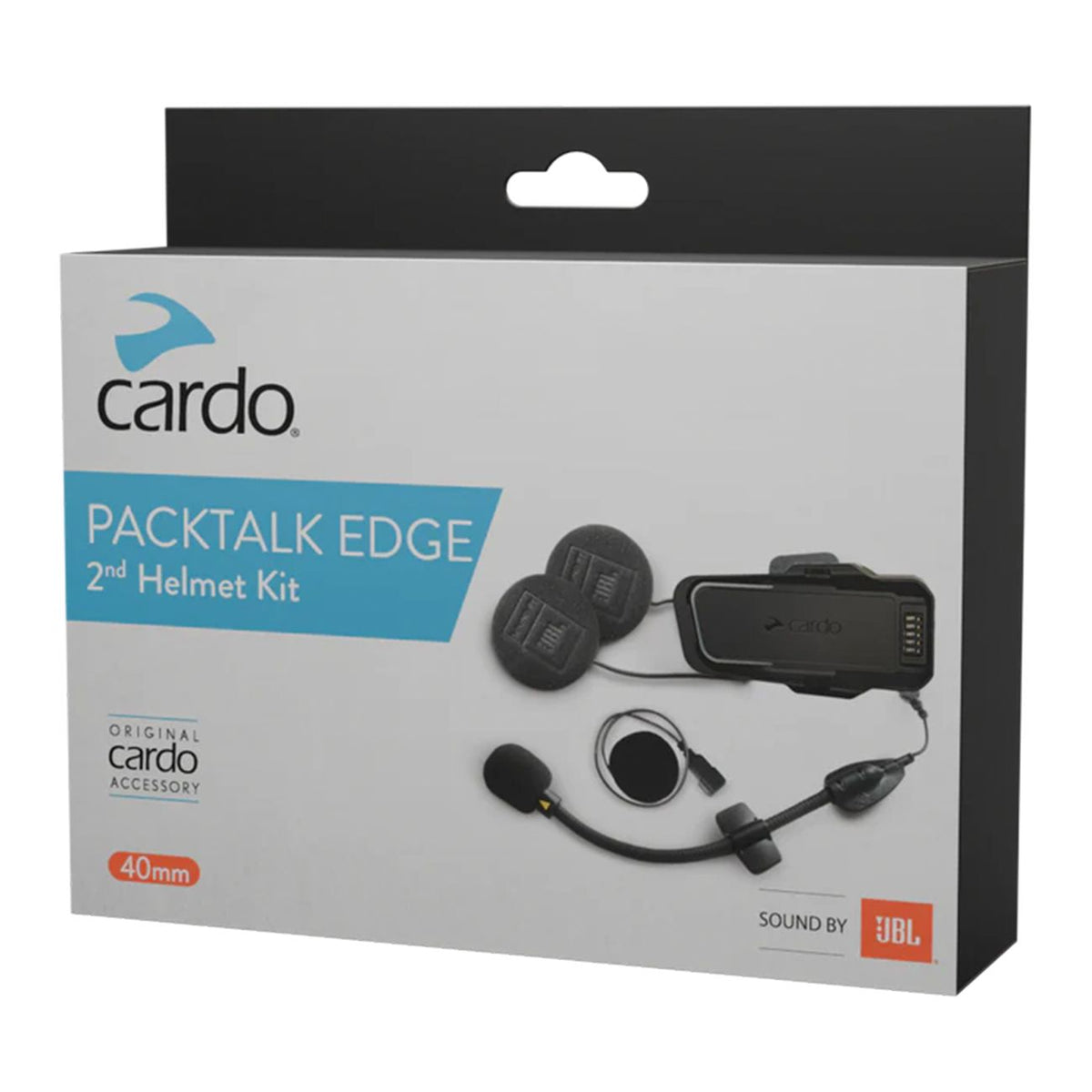 Cardo Packtalk Edge 2nd Helmet Kit Bluetooth Motorcycle Intercom Wireless