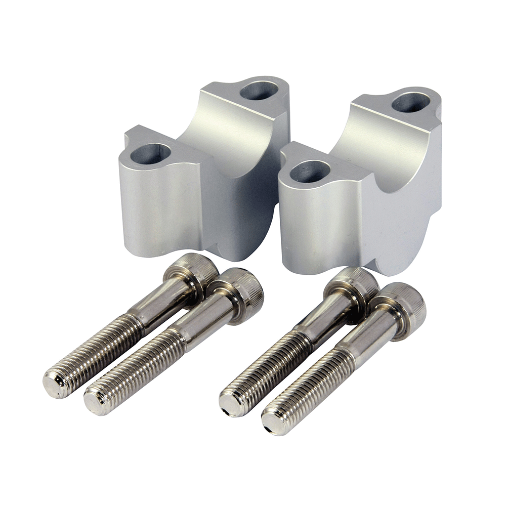 Bike It CNC Aluminium 30mm Bar Riser 28.6mm Fat Bar Motorcycle Fitment