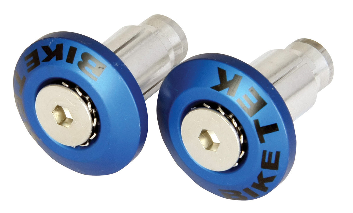 Bike It Flush Fit Motorcycle Bar Ends 13mm & 18mm Blue