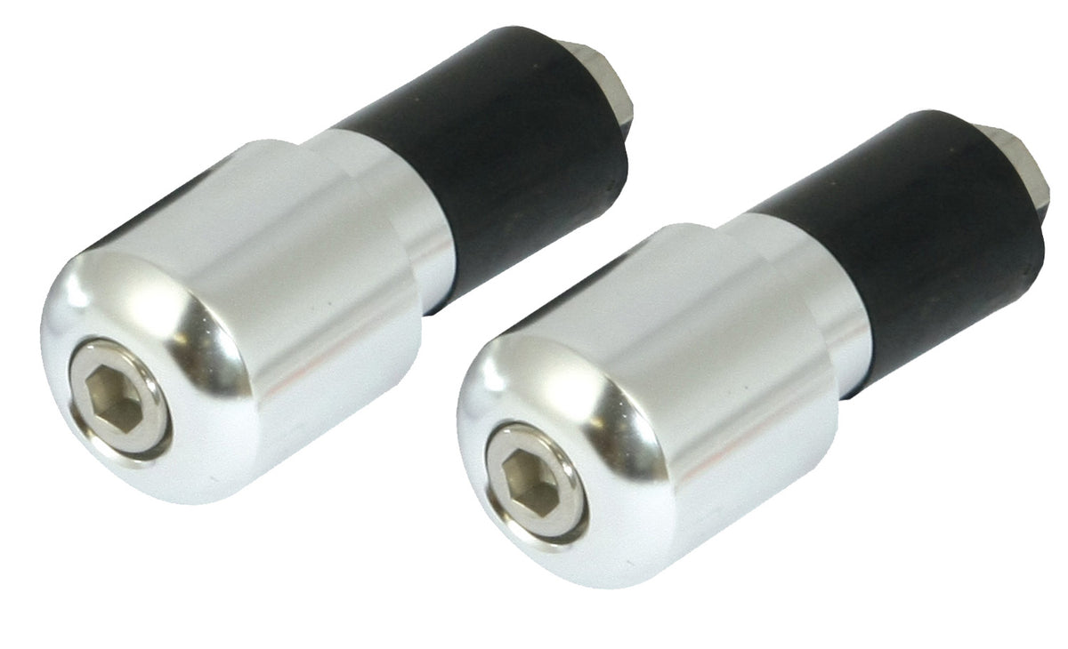 Bike It Chrome 13mm Slim Motorcycle Bar End Weights