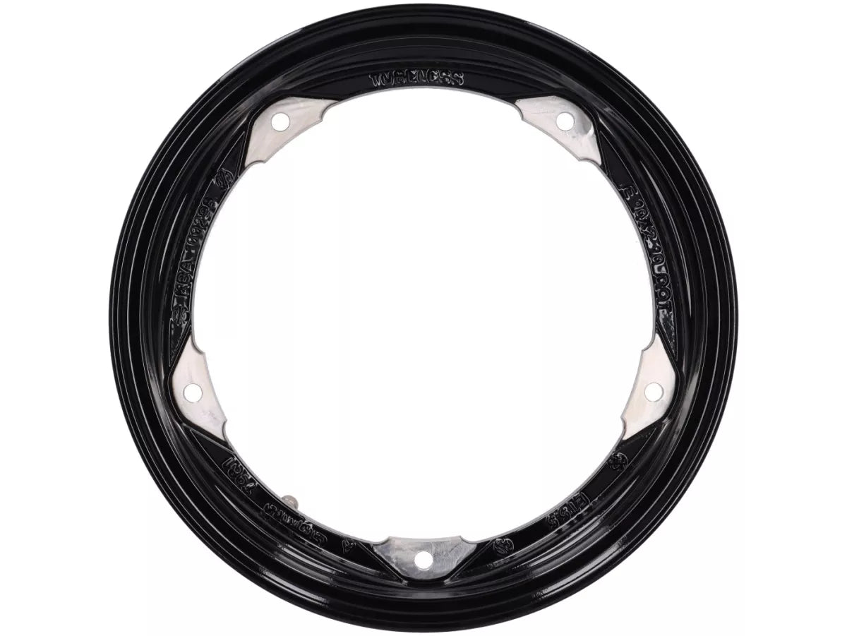 Vespa PX Rally Super Sprint LML V50 PK 10" BGM PRO Superstrong Tubeless Wheel Rim - Glossy Black