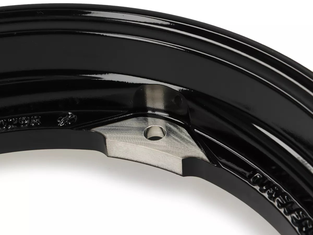 Vespa PX Rally Super Sprint LML V50 PK 10" BGM PRO Superstrong Tubeless Wheel Rim - Glossy Black