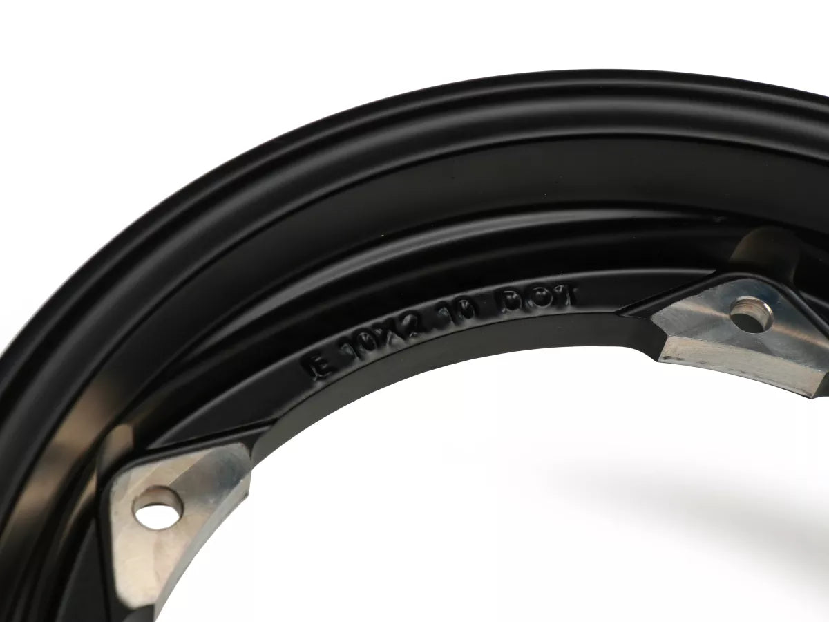 Vespa PX Rally Super Sprint LML V50 PK 10" BGM PRO Superstrong Tubeless Wheel Rim - Matt Black