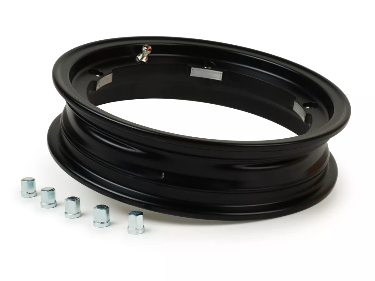 Vespa PX Rally Super Sprint LML V50 PK 10" BGM PRO Superstrong Tubeless Wheel Rim - Matt Black