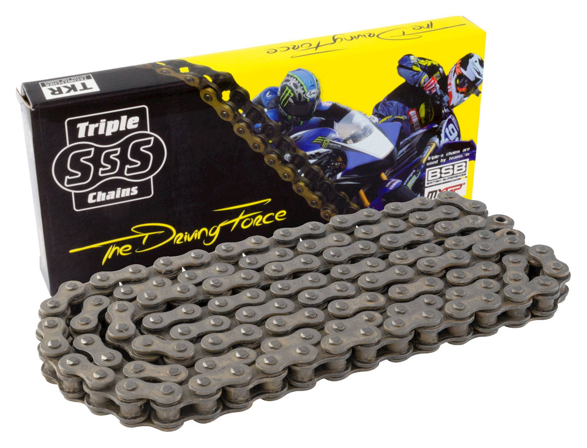 520-100 Link Motorcycle O-Ring Chain Black Motorcycle Road Bike