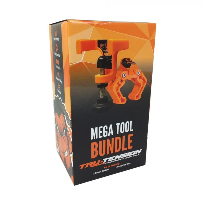 Tru-Tension Motorcycle Mega Tool Bundle - Chain Monkey & Laser Monkey