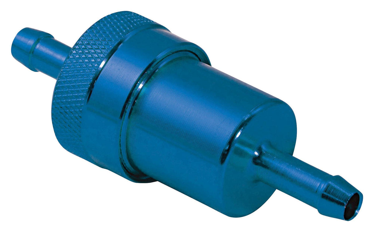 Original Anodised Blue 6mm Fuel Filter