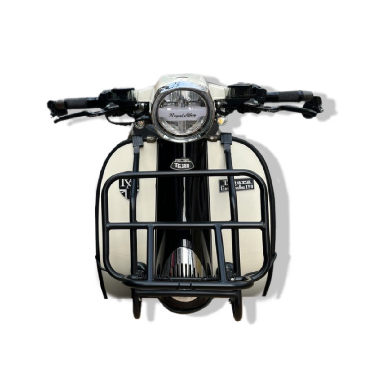 Royal Alloy RA GP TG Front Carrier With Crashbars No Drill - Matt Black