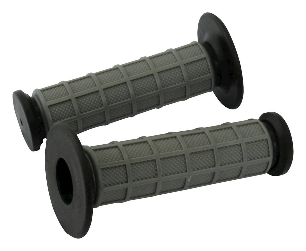 Bike It MX Matrix Dual Compound Motocross Grips Black Grey