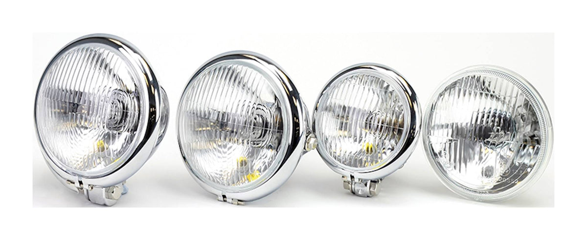 Inner Unit For Bates Style 5.5 Inch Motorcycle Headlight Left Dip - Beedspeed
