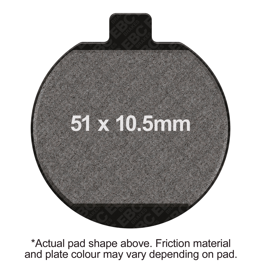 EBC Brakes Organic Pads - FA062