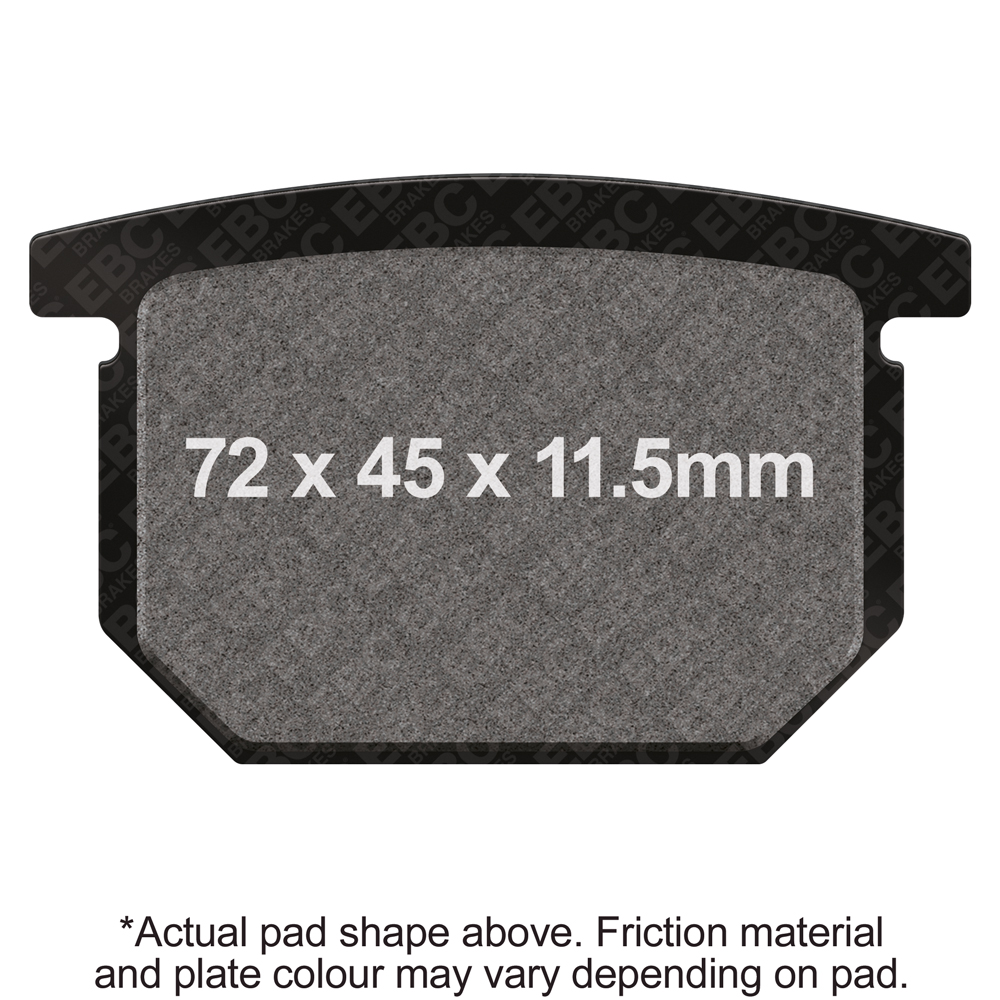 EBC Brakes Organic Pads - FA065