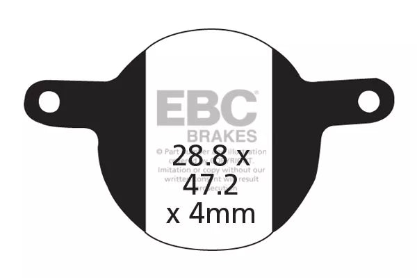 EBC Brakes All Round Bicycle Brake Pads (2pcs) - CFA331