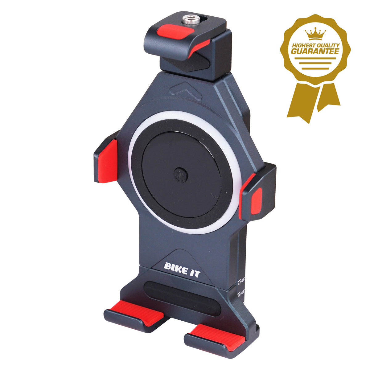 Bike It High Grade Phone Holder 15W QI Wireless Waterproof Charger + Vibration Dampers