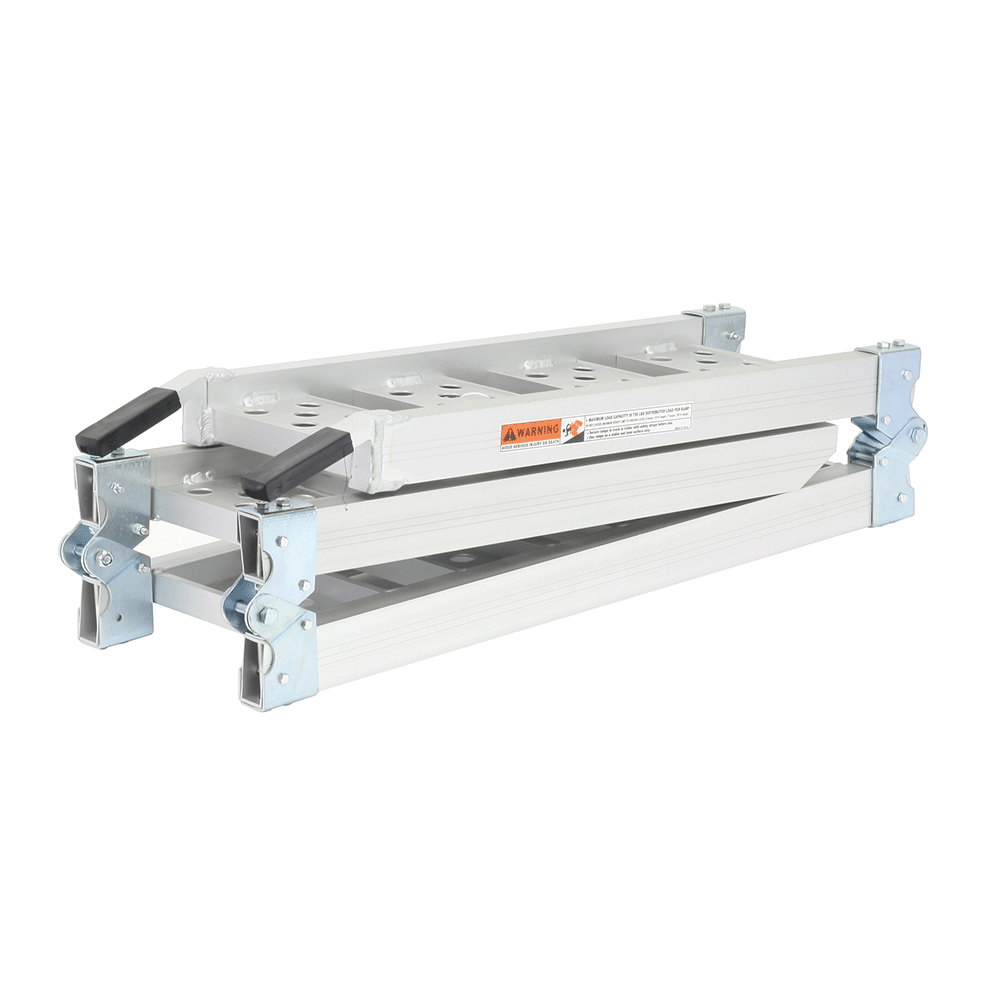 BikeTek 230mm Tri-Fold Aluminium Motorcycle Loading Ramp - Beedspeed