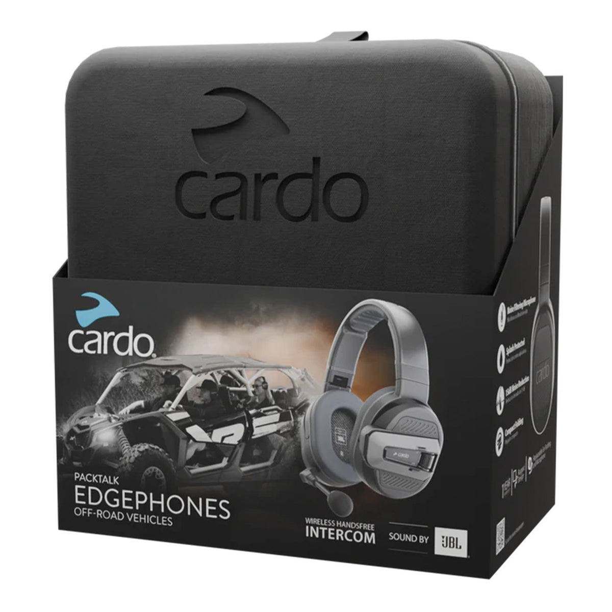 Cardo Packtalk Edge Phones Headset Bluetooth Helmet Intercom Speakers