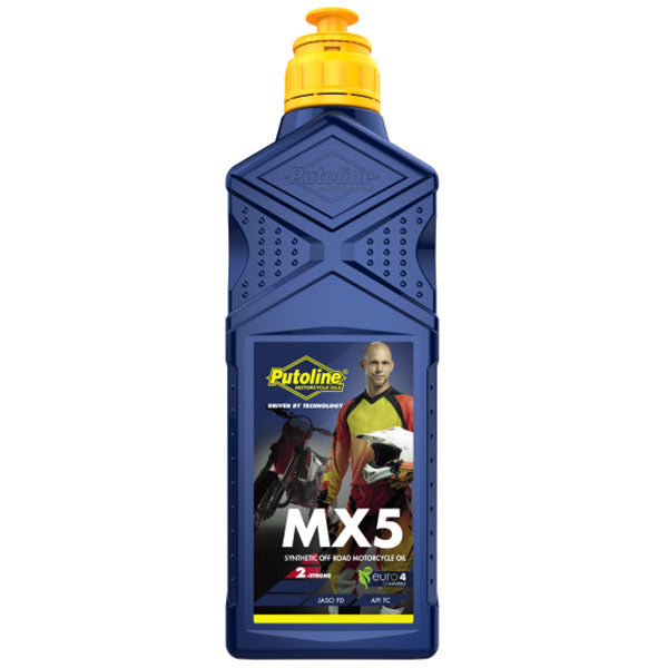 Putoline MX5 Fully Synthetic Two Stroke Pre Mix 1 Litre
