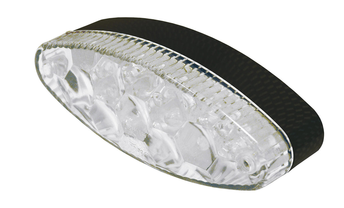 Bike It Tribe LED Rear Light Black Base Clear Lens 12V E-Marked - Beedspeed