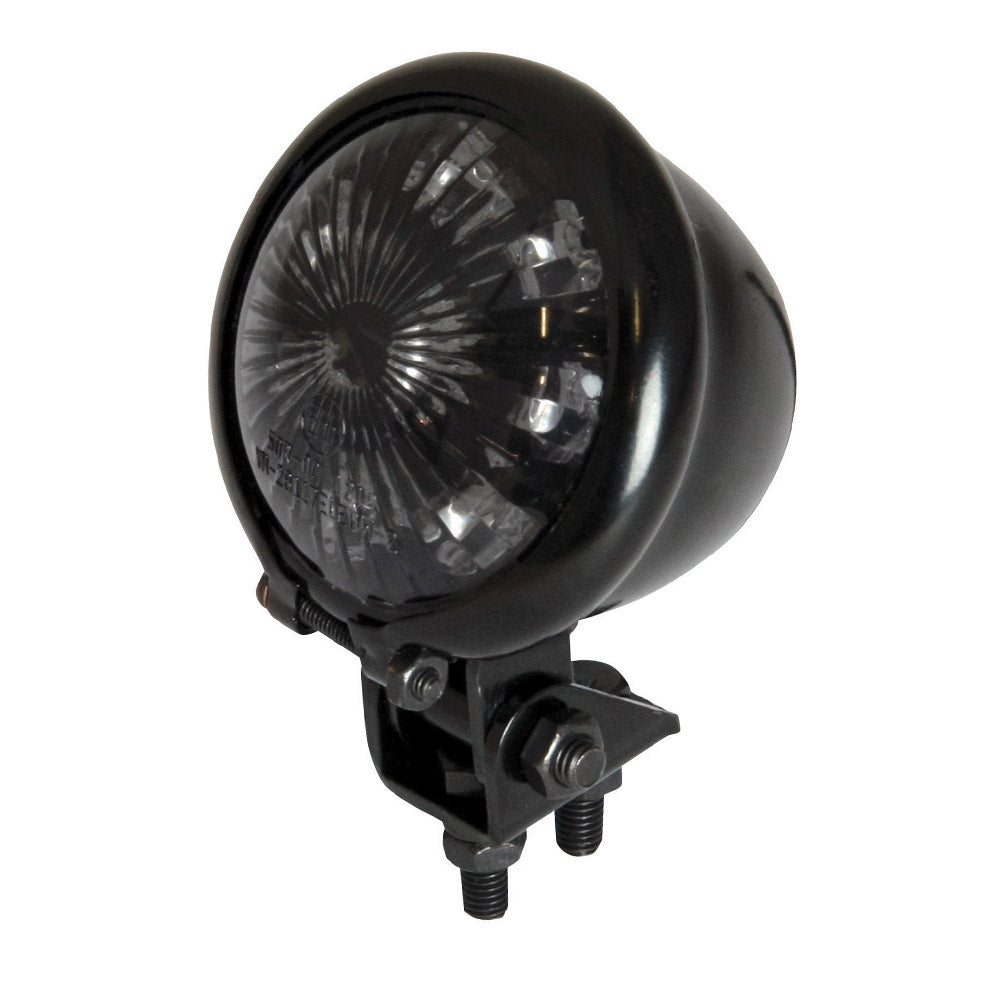 Bike It Black Eye LED Rear Light Dark Smoked Lens 12V E-Marked Motorcycle