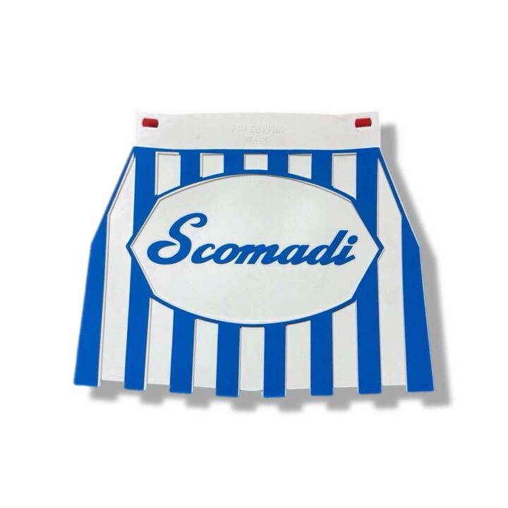 Scomadi TT TL GT Blue & White MudFlap - Cuppini